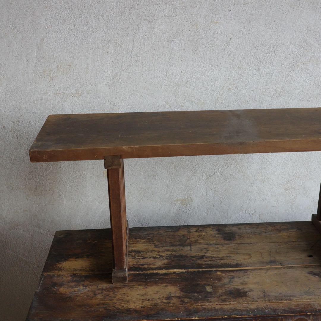 値下げしました！古家具　レトロな花台　展示台　八足台