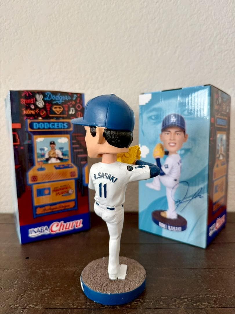 【非売品・限定品】LA Dodgers 佐々木朗希 ボブルヘッド