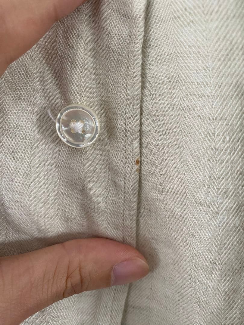 comoli 21ssSalvatorePiccoloリネンジャケットピッコロ