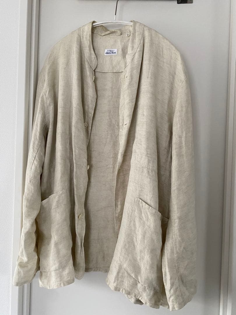 comoli 21ssSalvatorePiccoloリネンジャケットピッコロ