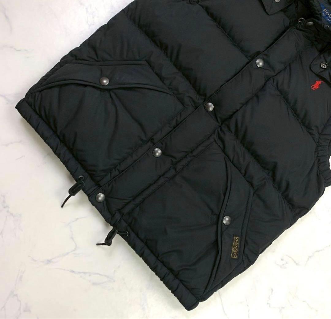週末限定値下中⭐︎超美品⭐︎正規品⭐︎黒⭐︎ポロラルフローレン ダウン ベスト メンズS