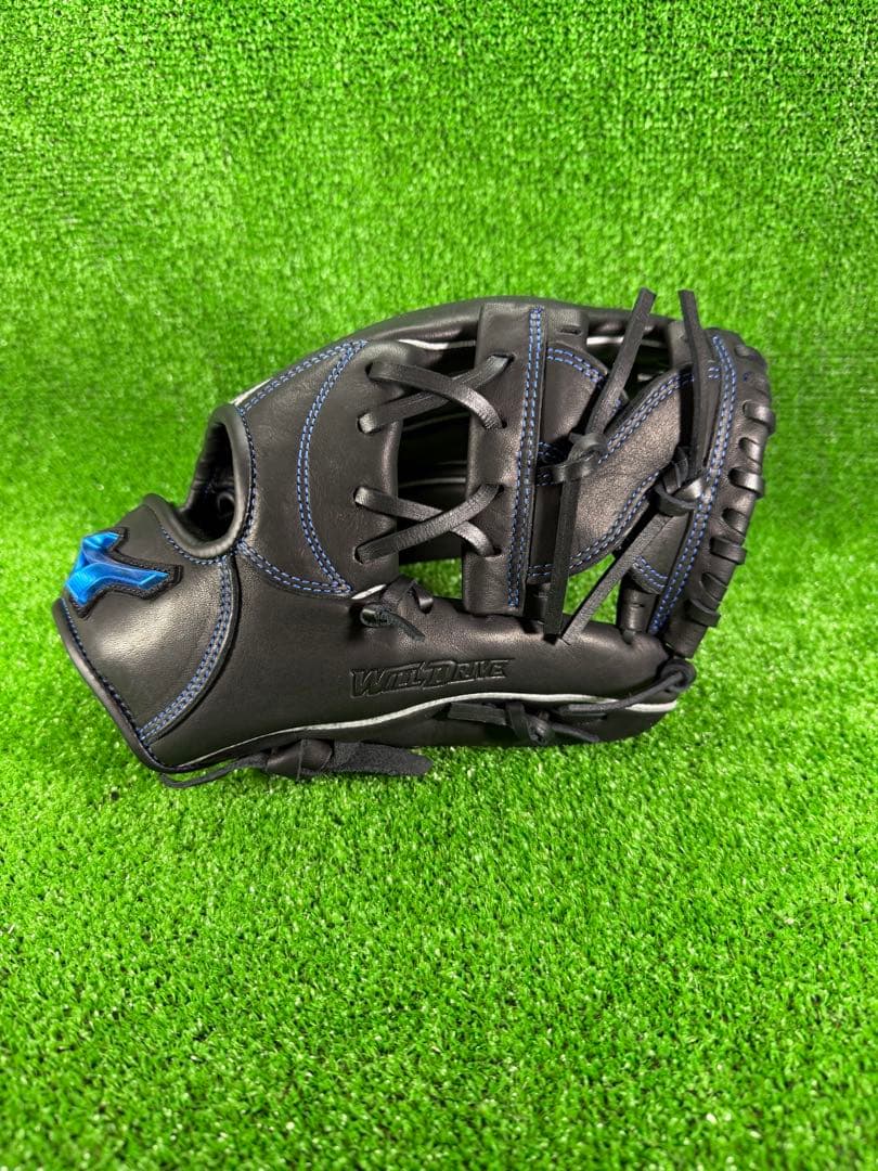 ミズノ　少年軟式　ウィルドライブ ブルー　オールラウンド用　サイズM