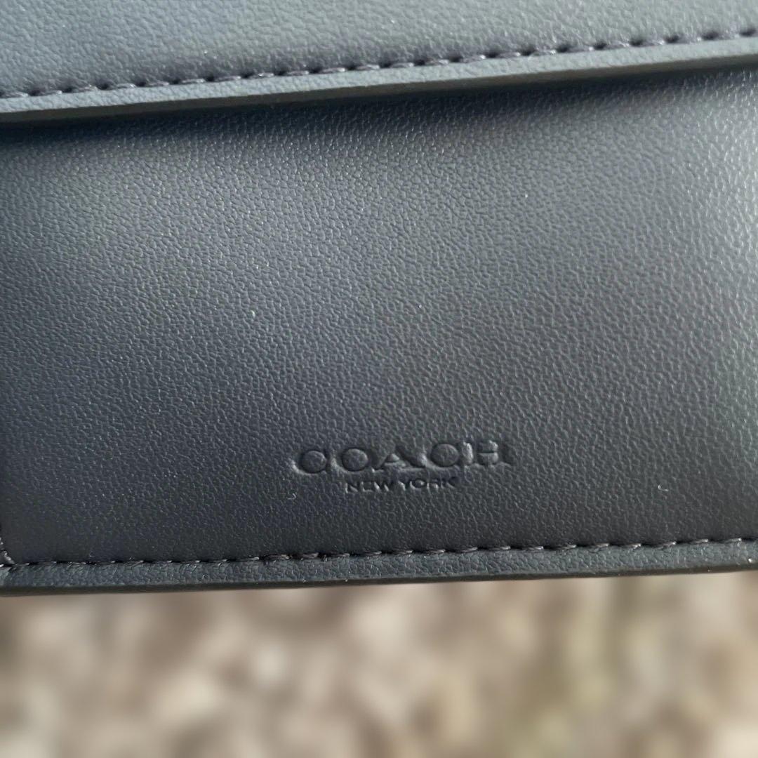 新品未使用　49,500円　COACH COIN WALLET SIG 二つ折り