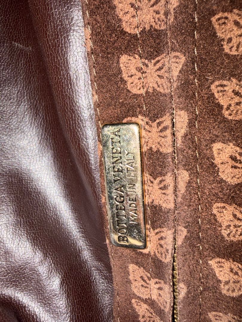 bottega venetaボッテガヴェネタ蝶柄スエードバッグショルダーバッグ