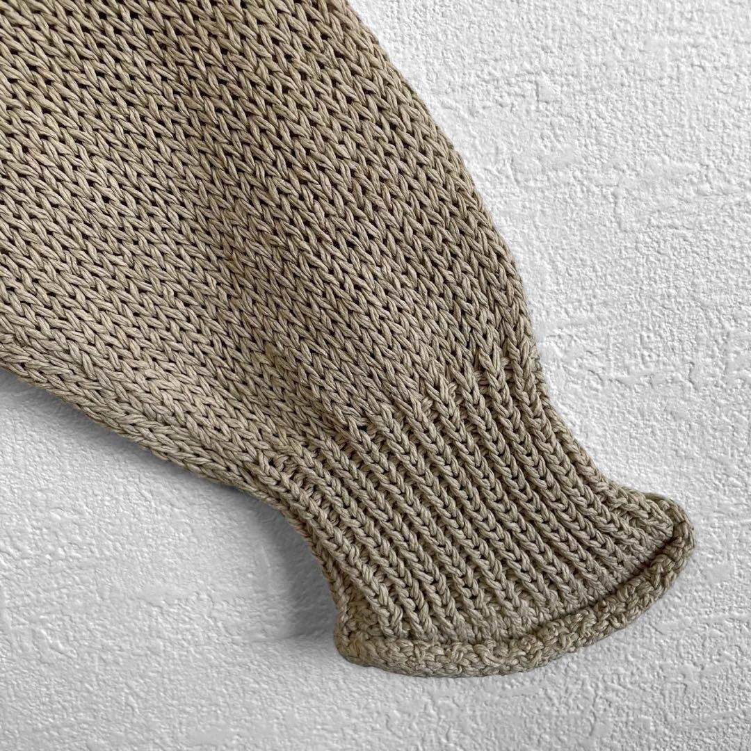 エトレトウキョウETRE TOKYO ロールエンドローゲージニットワンピース