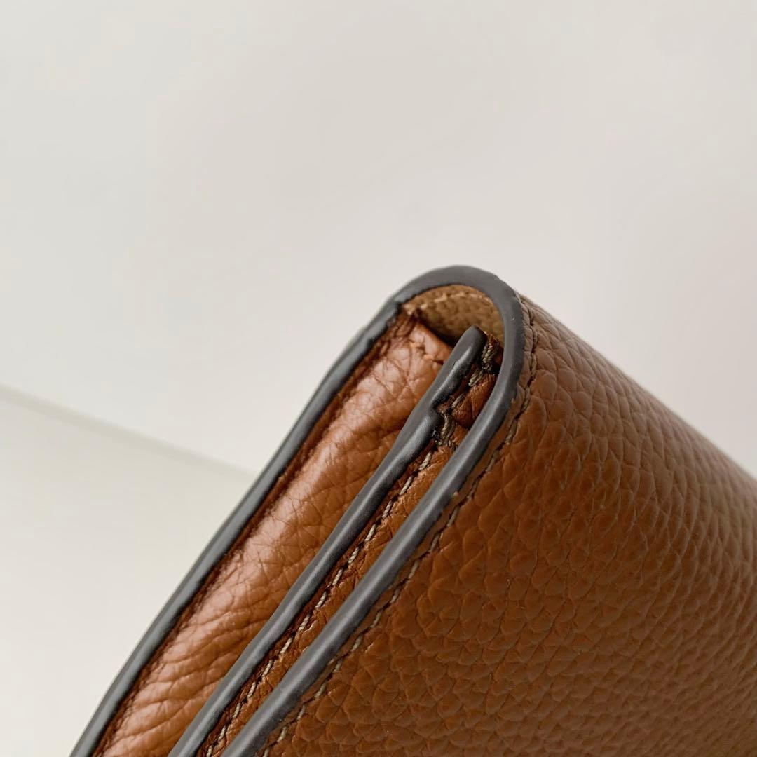 【FURLA】フルラ　ダフネ　長財布　ロングウォレット　ブラウン　ほぼ新品