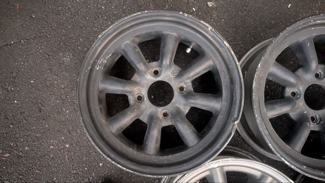 ワタナベ　エイトスポーク　14インチホイール