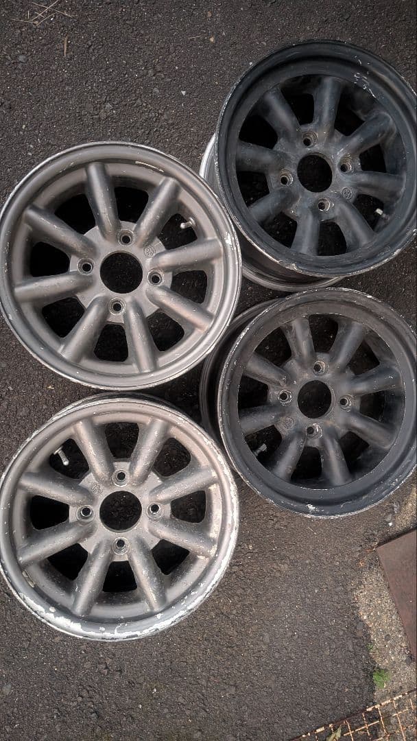 ワタナベ　エイトスポーク　14インチホイール