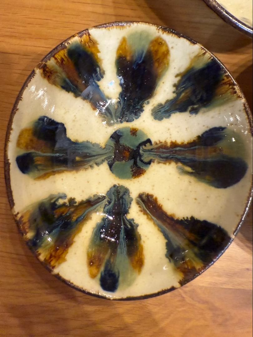 未使用　遠藤太郎　益子焼　楕円鉢　3点