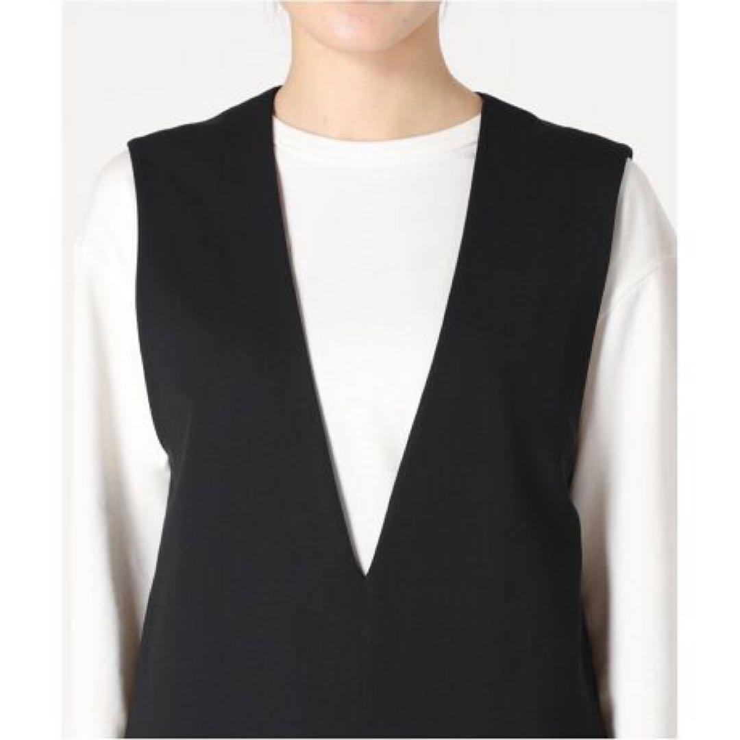 SLOBE IENA トリアセ混オールインワン ブラック 38 タグ付