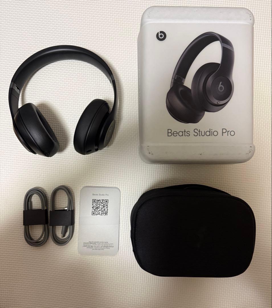 h*Q様 Beats Studio Pro ワイヤレスヘッドホン ブラック