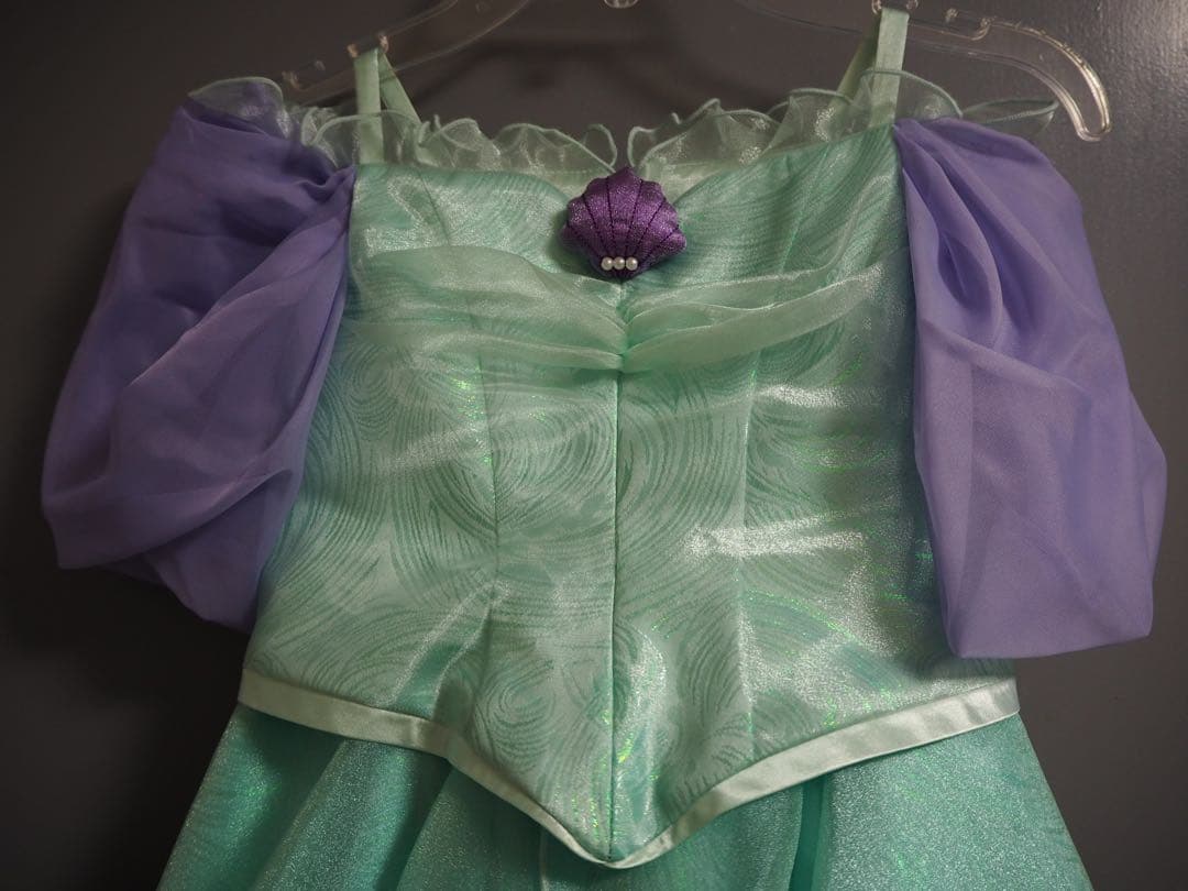 ビビディ•バビディ•ブティック　ディズニープリンセス アリエル ドレスのみ110