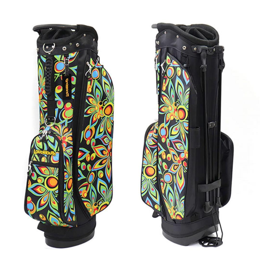 【新品】ラウドマウス キャディバッグ 8.5型 シャガデリックブラック 020