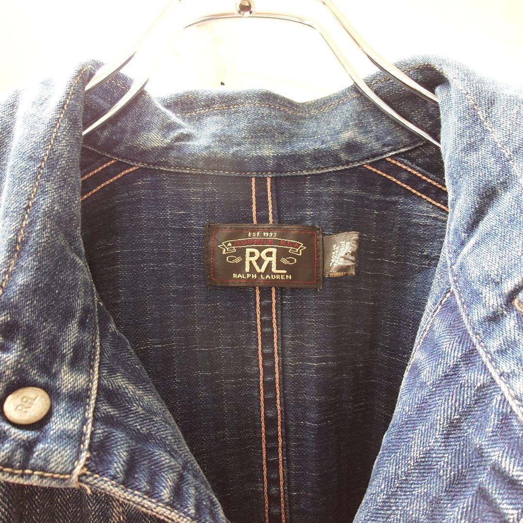 【Ralph Lauren】デニムロングコート 160/84A 付属ベルト無し