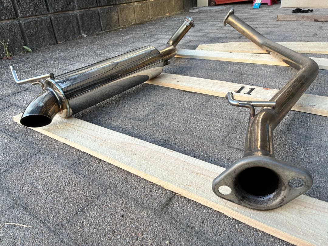 jb23ジムニー　ステンレス マフラー