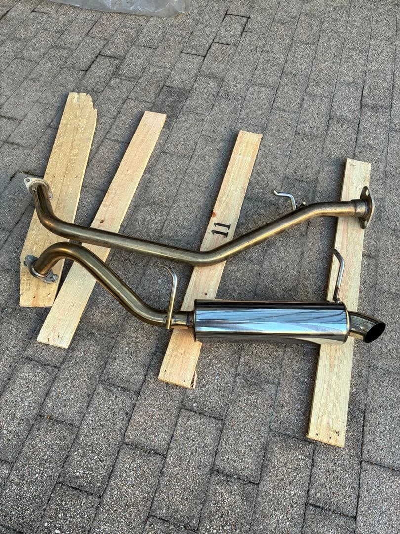 jb23ジムニー　ステンレス マフラー