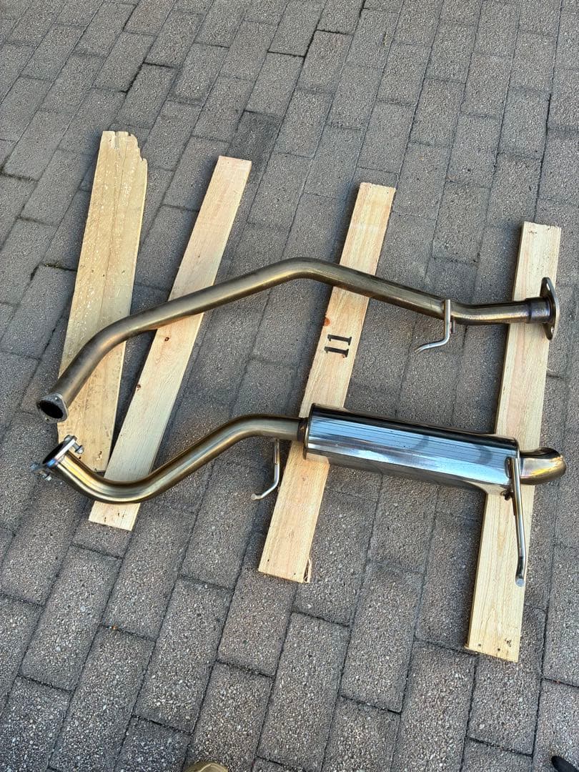 jb23ジムニー　ステンレス マフラー