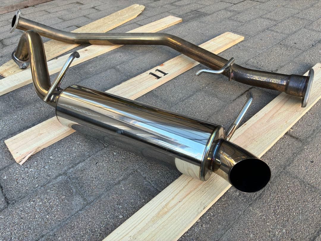 jb23ジムニー　ステンレス マフラー