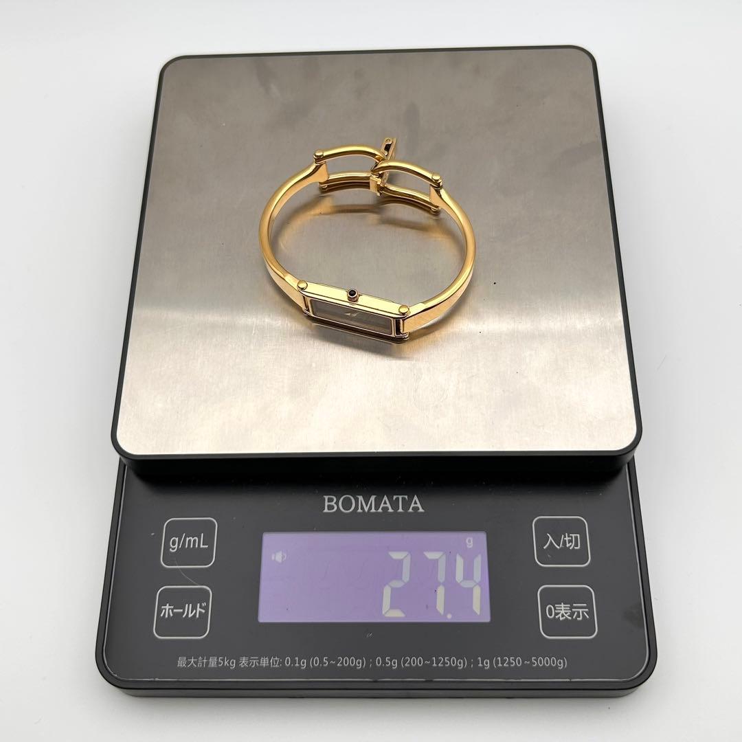 【稼働】GUCCI グッチ 1500 GOLD ゴールド バングルウォッチ