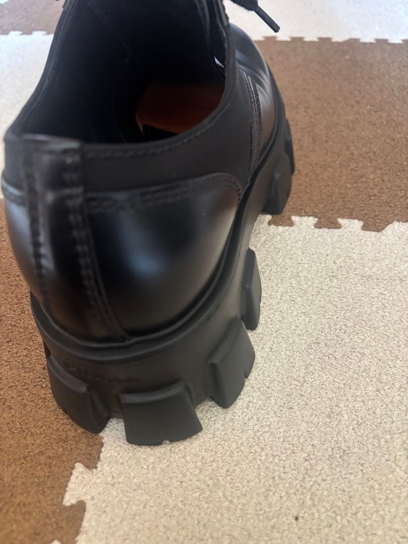 【美品】　PRADA モノリス　レースアップシューズ　プラダ　革靴　ローファー