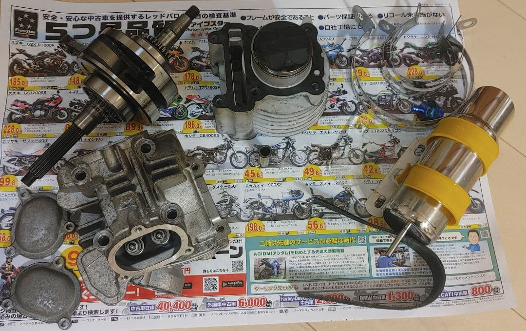 シグナスＸ３型 168ボアアップ