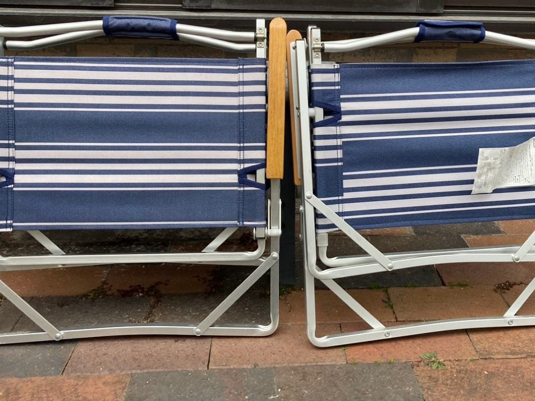 コールマン アウトドアチェア 2脚セット ベンチチェア 折りたたみ ネイビー