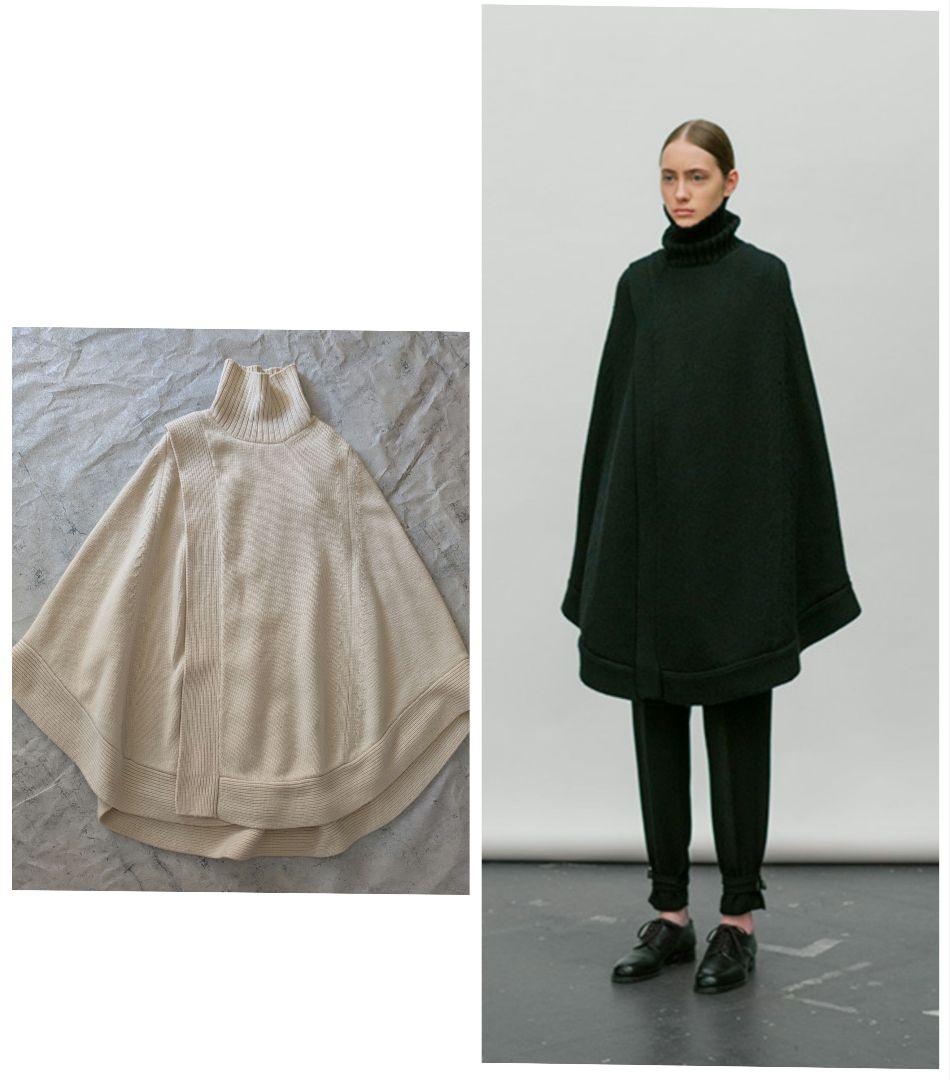 t*a様 HYKE ニットポンチョ