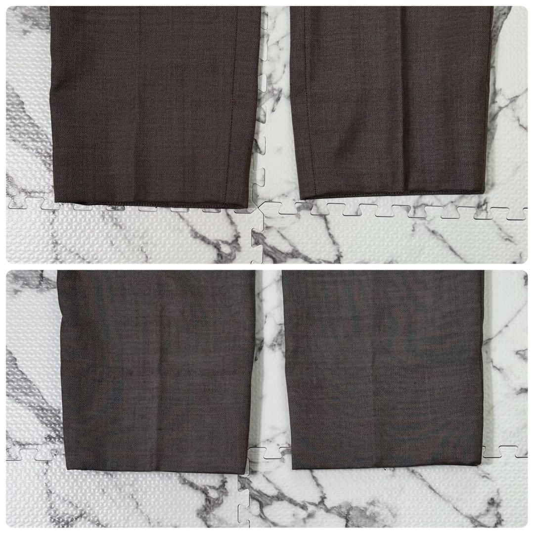 エドウィン　スーツ　セットアップ　3ピース　バイカラー　ストレッチ　ブラウン