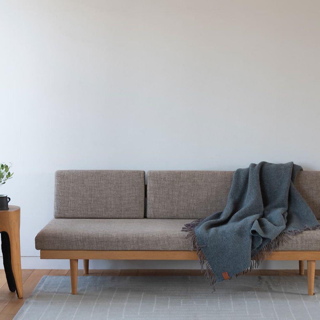 KLIPPAN クリッパン リサイクルウールスロー　ウェーブ グリーン