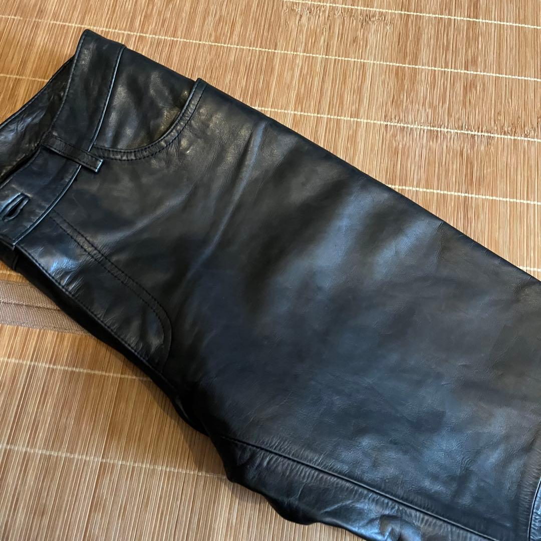 OLDGAP レザーパンツ　00s カニエウエスト　S サイズ4