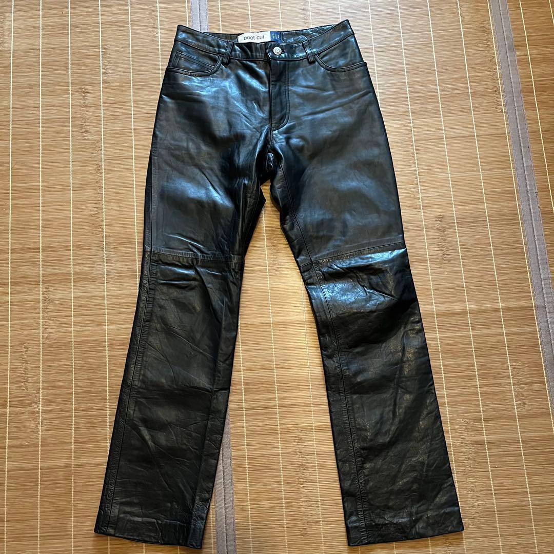 OLDGAP レザーパンツ　00s カニエウエスト　S サイズ4