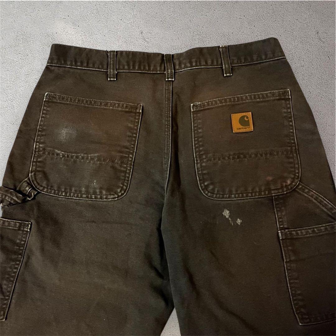 15s【Carhartt】ダックワークパンツ Brown