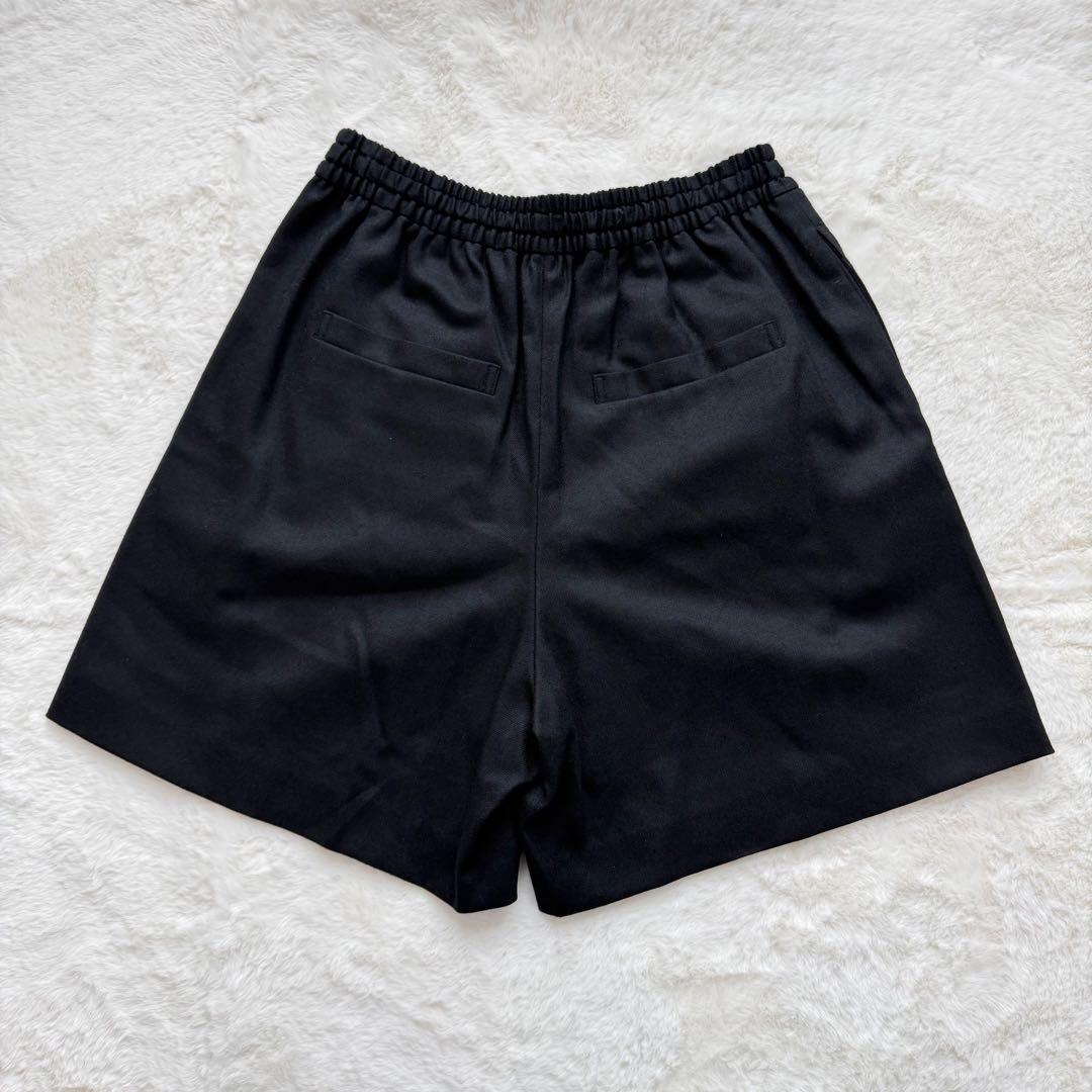 美品✨IENA ウォッシャブルウールショートパンツ　ブラック　38 完売品