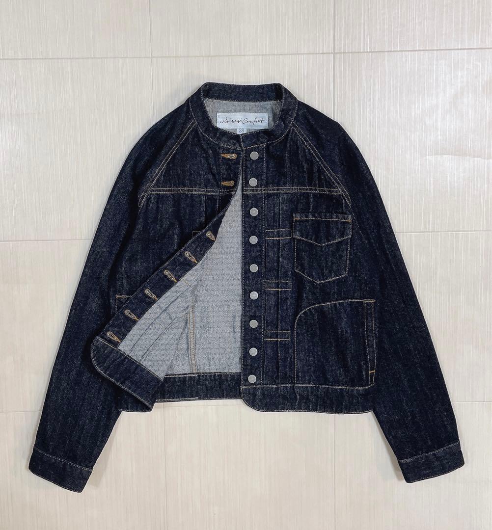 専用 美品 ✨si-si-si comfort／スタンドカラー デニムジャケット