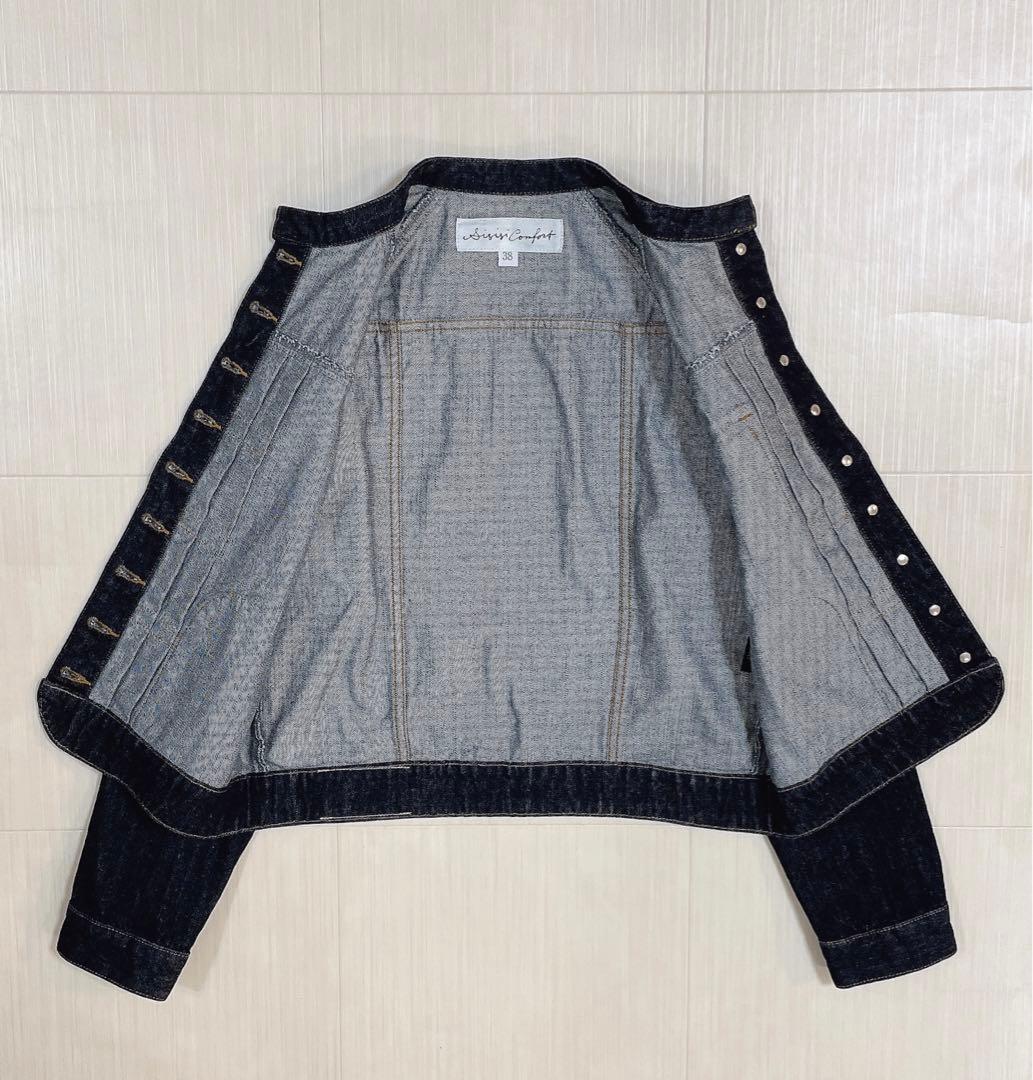 専用 美品 ✨si-si-si comfort／スタンドカラー デニムジャケット