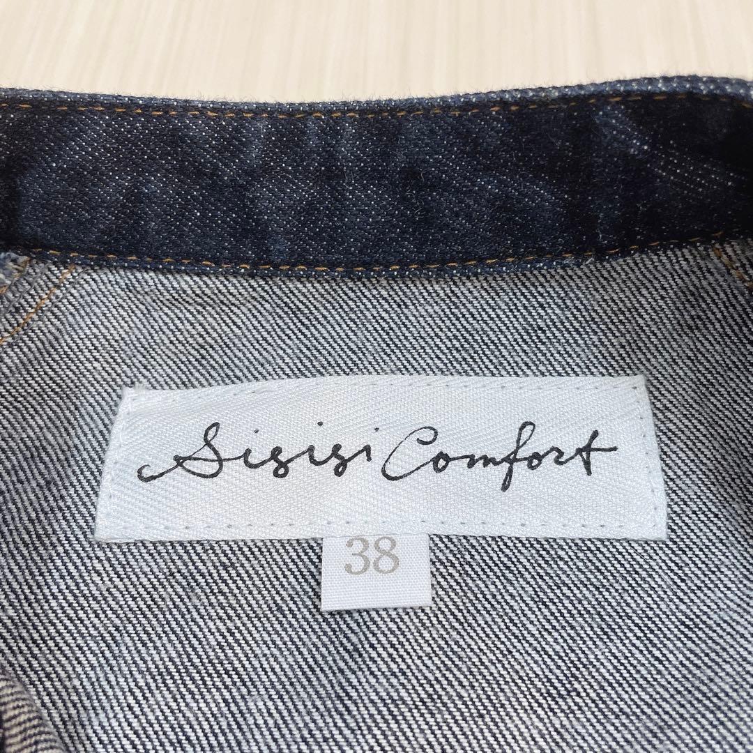専用 美品 ✨si-si-si comfort／スタンドカラー デニムジャケット