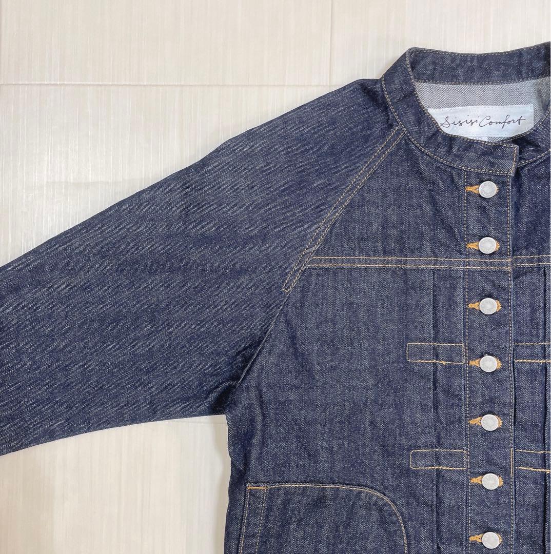 専用 美品 ✨si-si-si comfort／スタンドカラー デニムジャケット