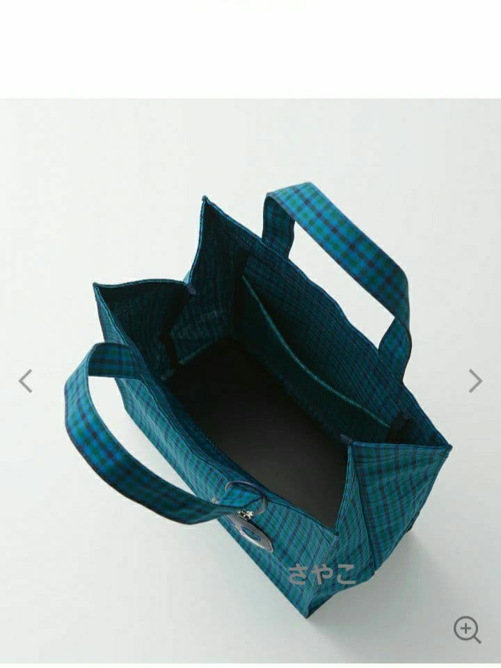 ファミリア トートバッグ 大 青