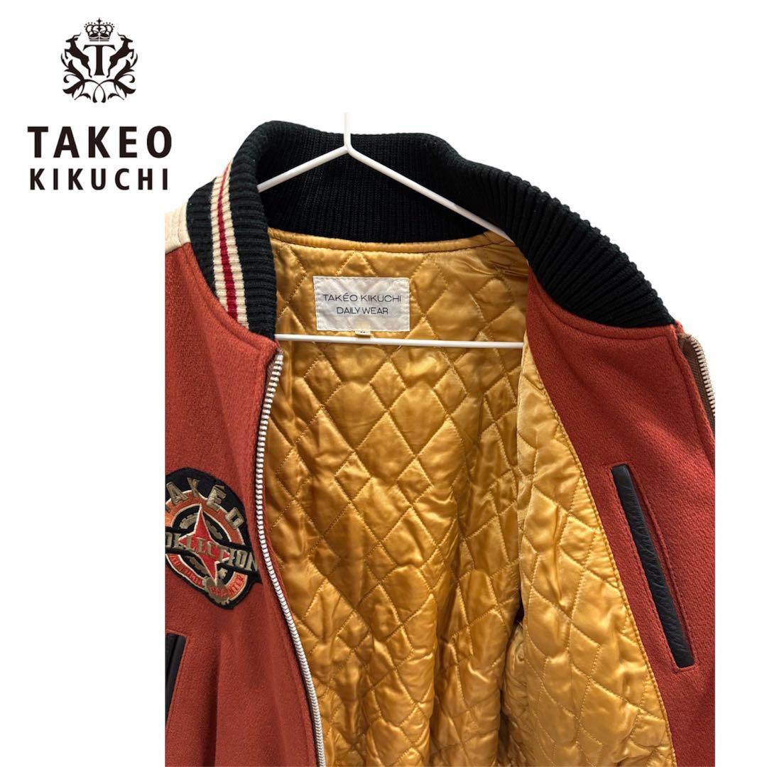 90s TAKEO KIKUCHI フルデコ スタジャン ヴィンテージ レザー