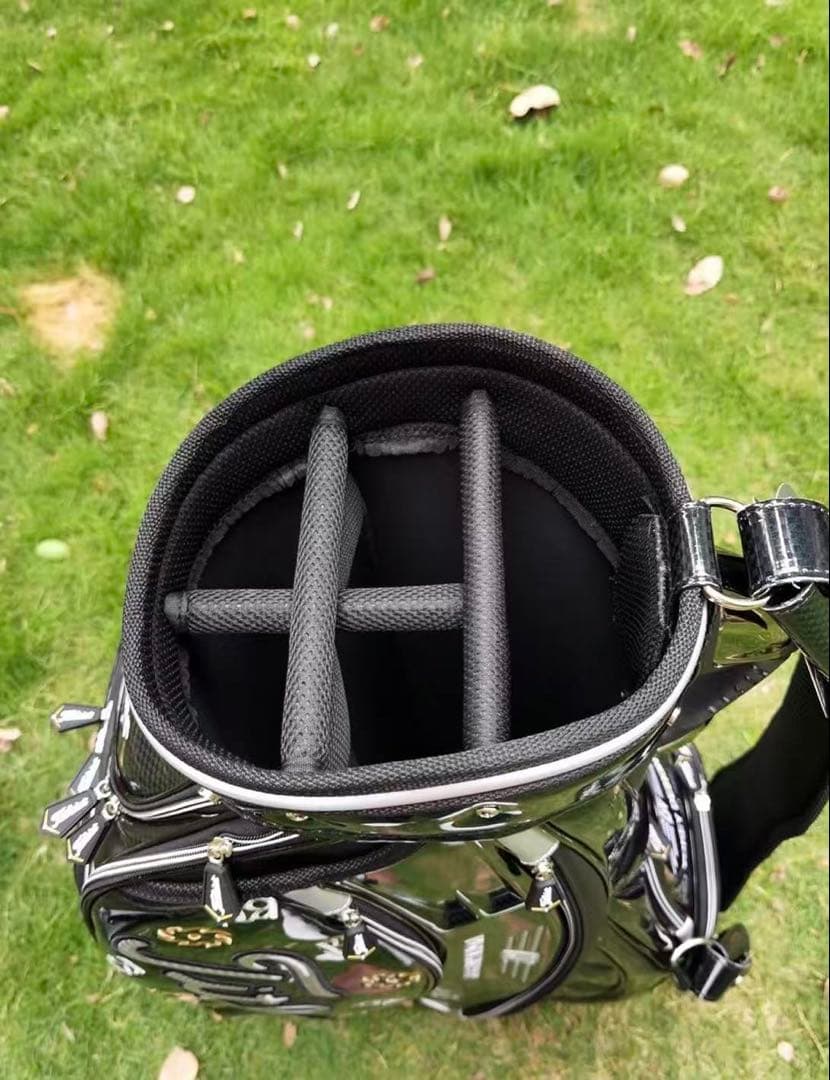 キャディバッグ PUレザー スポーツゴルフバッグ メンズゴルフバッグ レディース