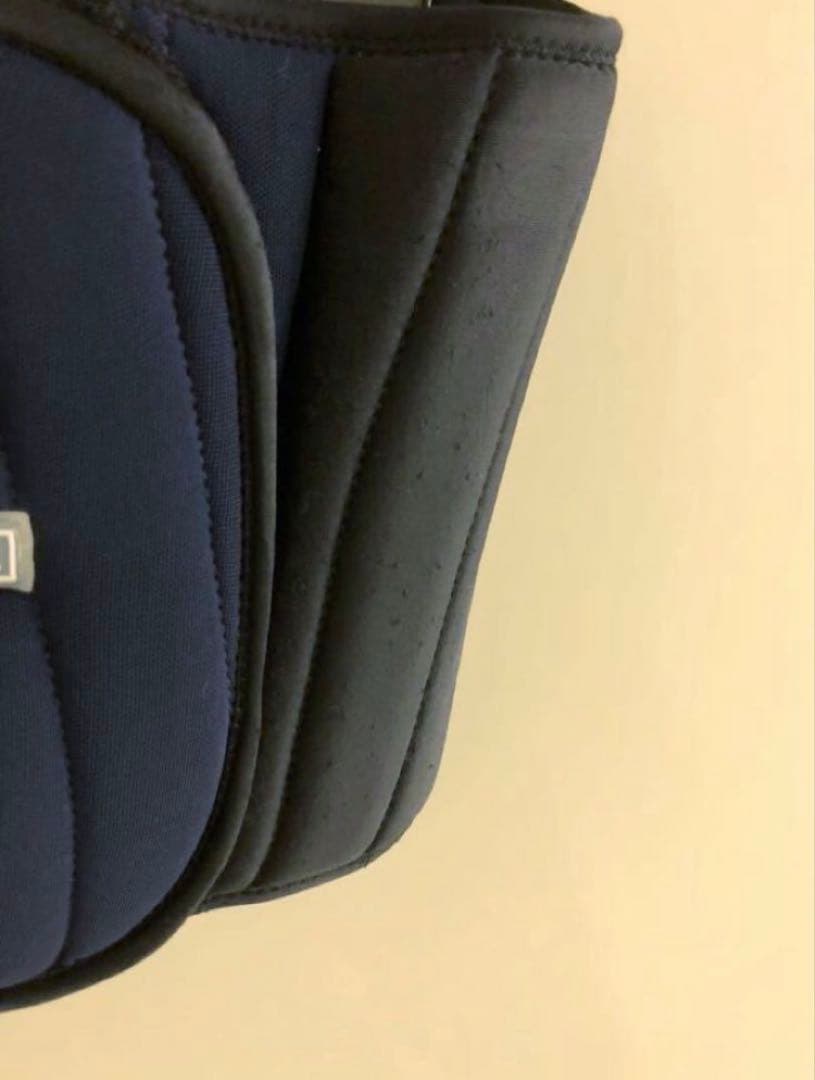 【MARINE SERRE】 NAVY Padded Bustier