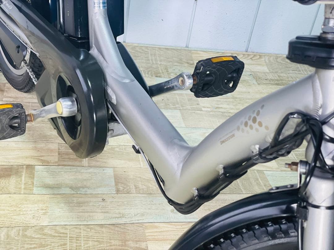 2963ブリヂストン8.7アンペア3人乗り対応子供乗せ　電動アシスト自転車