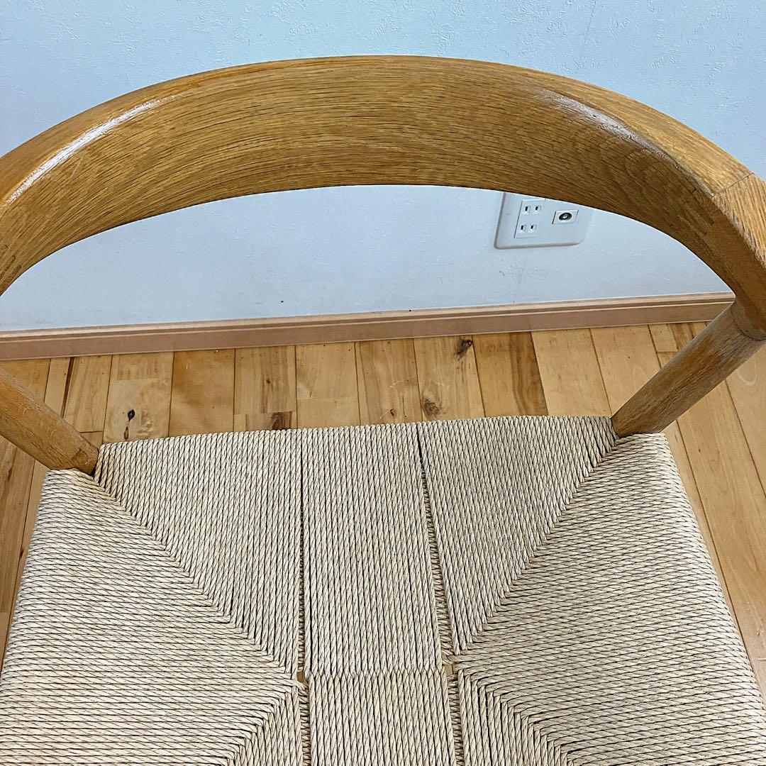 無印良品 オーク材ペーパーコードアームチェア