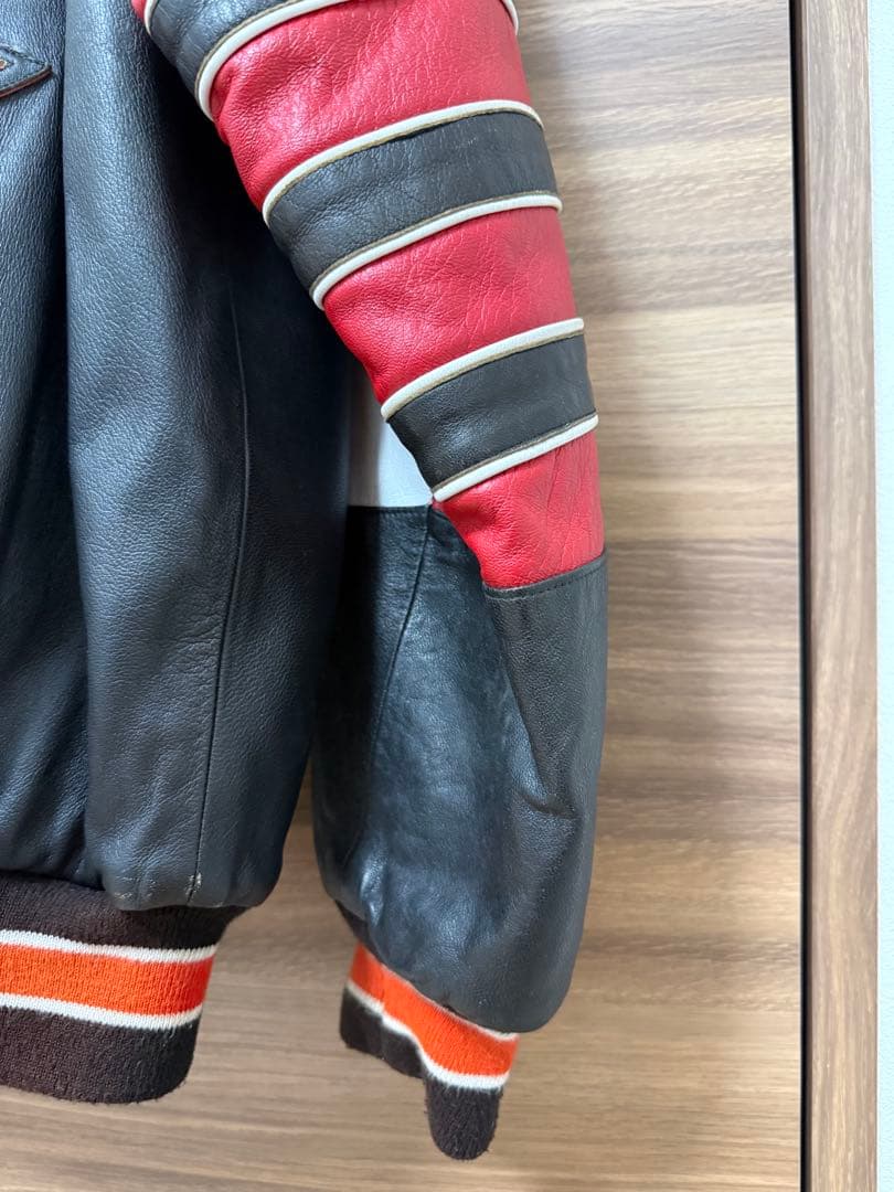 ジェフハミルトン シカゴブルズ レザー スタジャン リバーシブル 帽子セット M