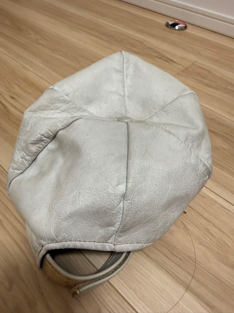 ジェフハミルトン シカゴブルズ レザー スタジャン リバーシブル 帽子セット M