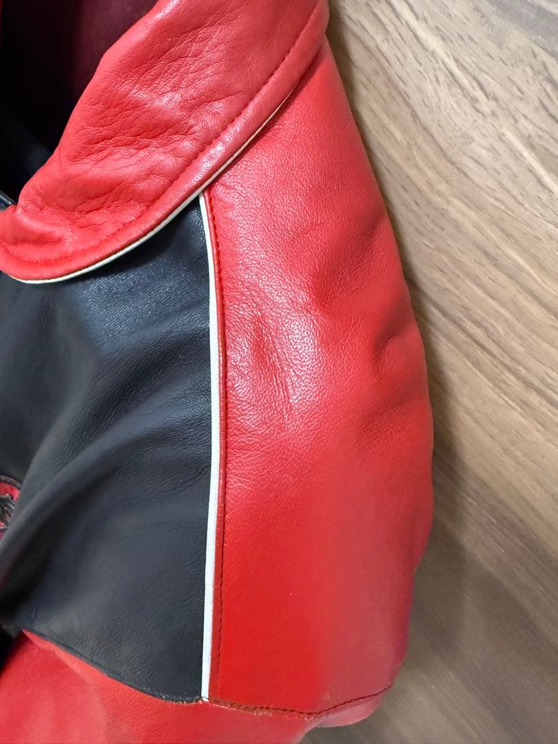 ジェフハミルトン シカゴブルズ レザー スタジャン リバーシブル 帽子セット M