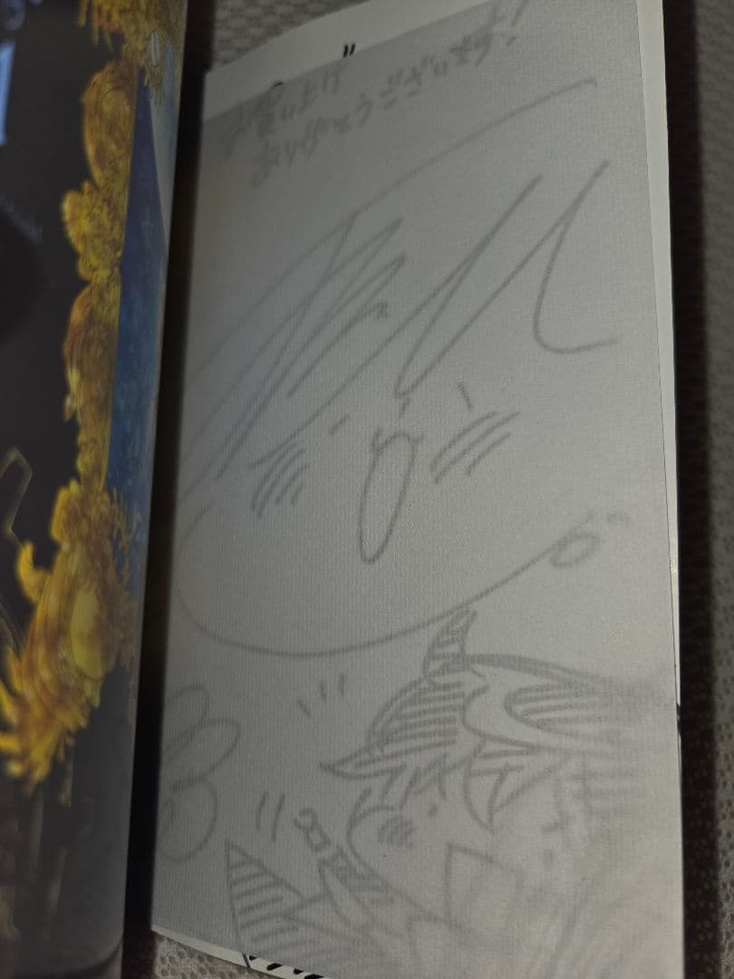 望月淳 直筆サイン、手描きイラスト入り ヴァニタスの手記 初版本