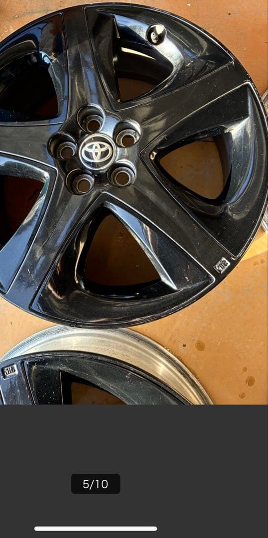チャウヌ様　4本セット ホイール トヨタ 50系 プリウス　ブラックエディション