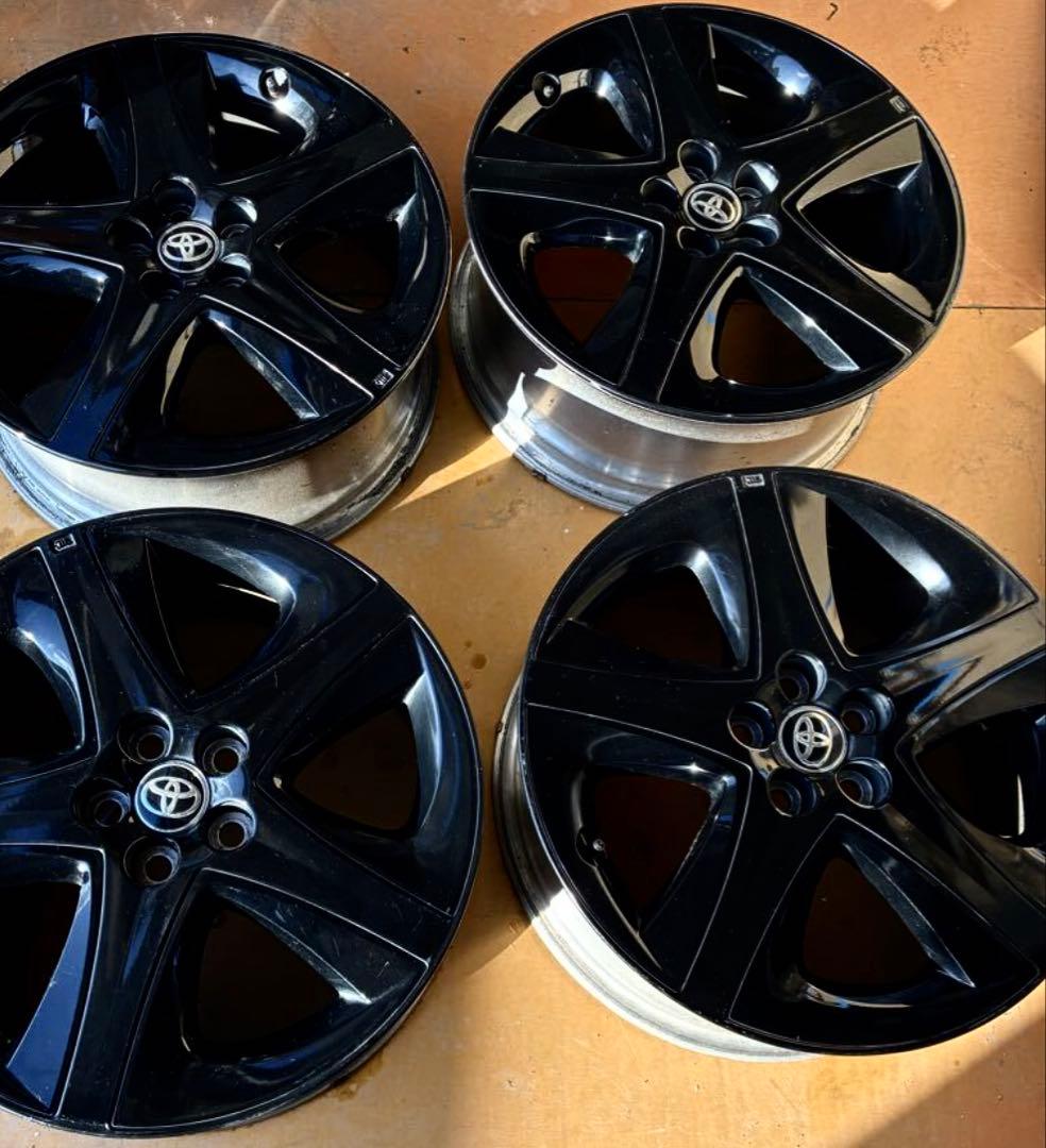 チャウヌ様　4本セット ホイール トヨタ 50系 プリウス　ブラックエディション