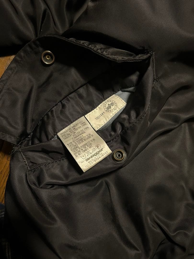 限定コラボSWAGGER×ALPHAスワッガーアルファフライトジャケットMA-1